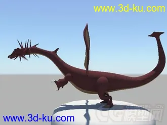 3D打印模型Q版，龙的图片