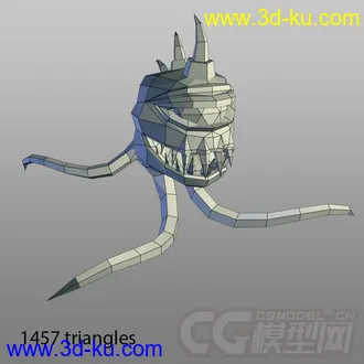 3D打印模型邪恶怪物 带动作的图片