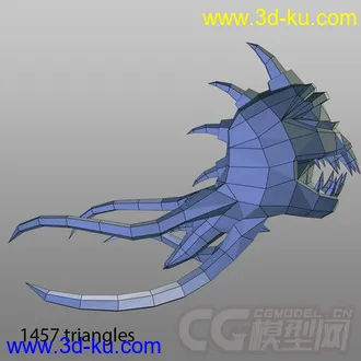 3D打印模型邪恶怪物 带动作的图片