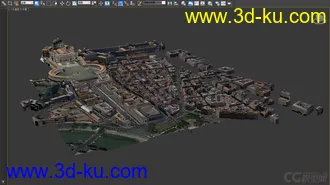 3D打印模型梵蒂冈 谷歌地球片区建筑的图片