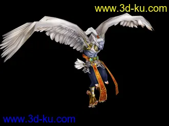 3D打印模型鸟人怪动画的图片
