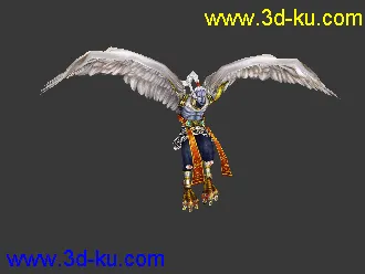 3D打印模型鸟人怪动画的图片