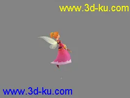 3D打印模型小精灵带绑定动画的图片