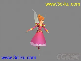 3D打印模型小精灵带绑定动画的图片
