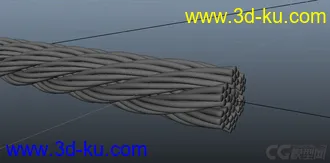 3D打印模型电缆纤芯 电缆线芯 cable的图片