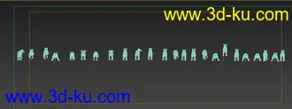 3D打印模型狗-狼狗-犬-附带29种动画的图片