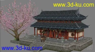 3D打印模型繁华时节的寺庙的图片
