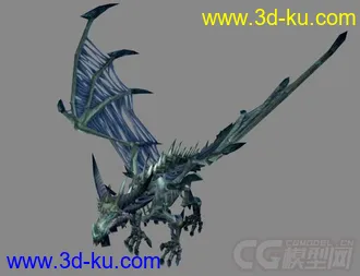 3D打印模型冰霜巨龙（内含贴图）-----转载的图片