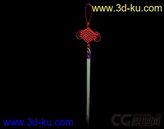 3D打印模型一个中国结的图片