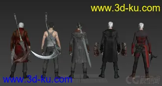 3D打印模型鬼泣但丁系列的图片