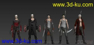 3D打印模型鬼泣但丁系列的图片