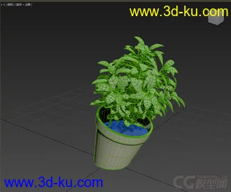 3D打印模型盆栽，花，高精写实的图片