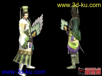 3D打印模型人物诸葛亮的图片