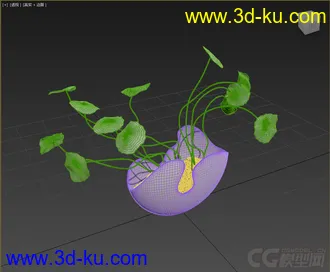 3D打印模型盆景，盆栽，花，高精，写实，多肉的图片