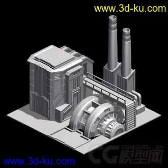 3D打印模型科幻类厂子的图片