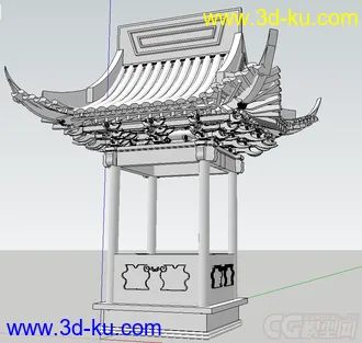 3D打印模型香亭的图片