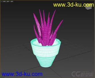 3D打印模型盆景，盆栽，花，高精，写实，多肉的图片