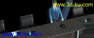 3D打印模型比赛设施-裁判-会议-冰块-羽毛球拍-椅子-矿泉水的图片