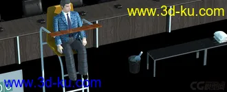 3D打印模型比赛设施-裁判-会议-冰块-羽毛球拍-椅子-矿泉水的图片