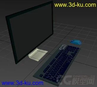 3D打印模型电脑键盘鼠标的图片