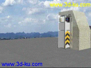 3D打印模型电动门伸缩动画的图片