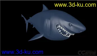 3D打印模型海底总动员鲨鱼的图片