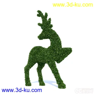 3D打印模型修剪植物 绿植 摆设 鹿  免费的图片