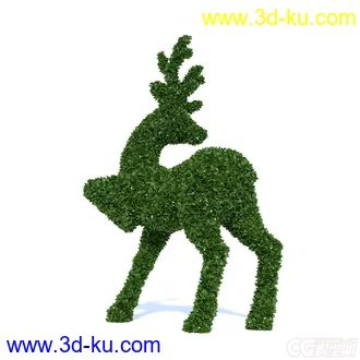 3D打印模型修剪植物 绿植 摆设 鹿  免费的图片