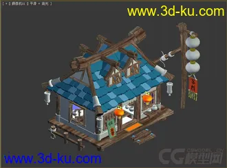3D打印模型水壶客栈的图片