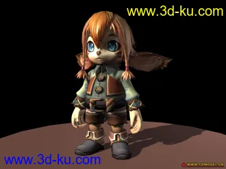 3D打印模型Chipmunk花栗鼠—MAYA的图片