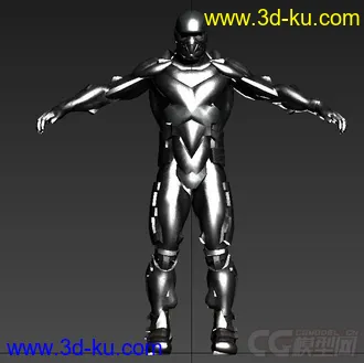 3D打印模型钢---铁----男的图片