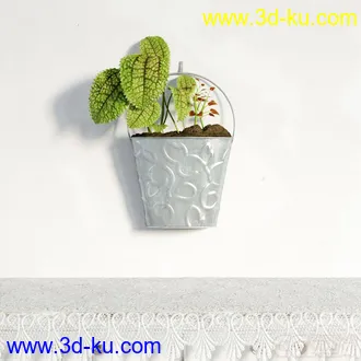 3D打印模型盆栽，高精，写实的图片