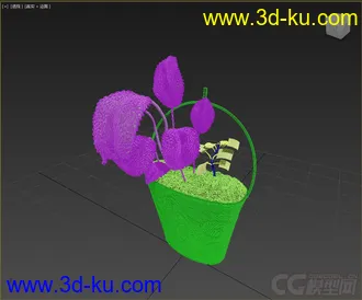 3D打印模型盆栽，高精，写实的图片