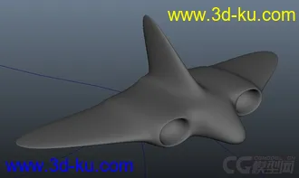 3D打印模型简单飞机动画，赚积分的图片