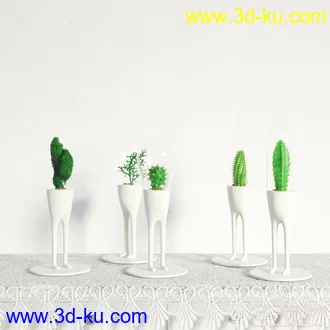 3D打印模型盆栽，高精，写实的图片