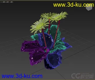 3D打印模型盆栽，高精，写实的图片