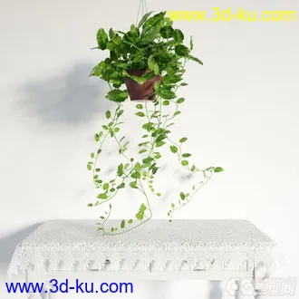 3D打印模型盆栽，高精，写实的图片
