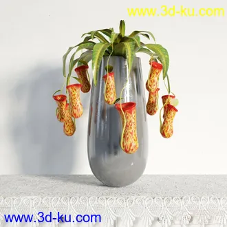 3D打印模型盆栽，高精，写实的图片