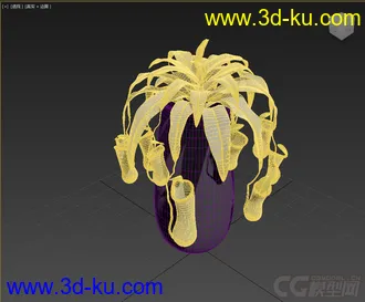 3D打印模型盆栽，高精，写实的图片