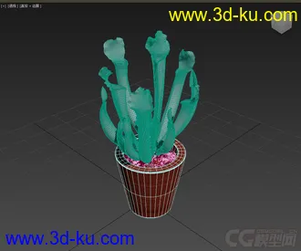 3D打印模型盆栽，高精，写实的图片