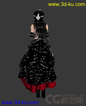 3D打印模型经典哥特式美女的图片
