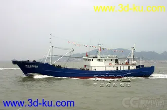 3D打印模型30m中型渔船 大型渔船 渔轮 布线清晰 原创的图片