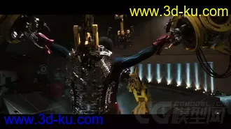 3D打印模型钢铁侠组装机械臂场景的图片