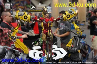 3D打印模型钢铁侠组装机械臂场景的图片