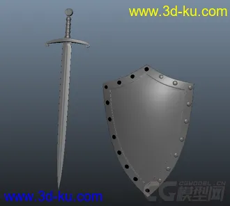 3D打印模型盾牌免费下载的图片