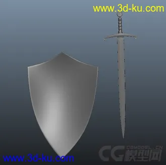 3D打印模型盾牌免费下载的图片