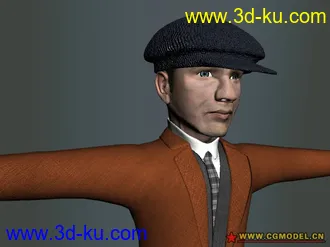 3D打印模型半卡通男人的图片