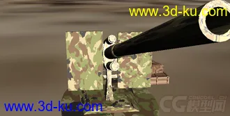 3D打印模型德国88毫米高炮的图片