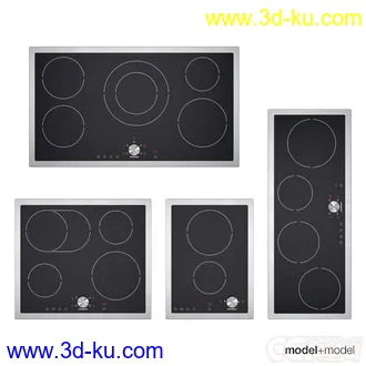 3D打印模型厨房用品，高精，写实，电磁炉的图片