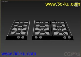 3D打印模型厨房用品，高精，写实，灶台的图片